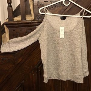 Bebe, medium, off the shoulder sweater/sweatshirt